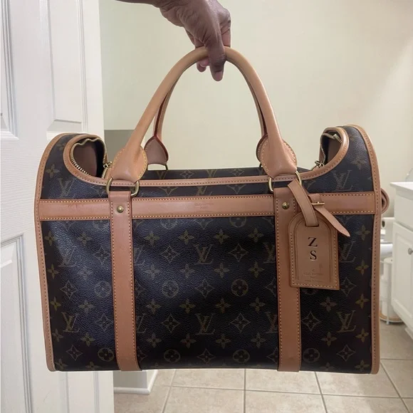 This is a 100 authentic Louis Vuitton Luxury pet carrier